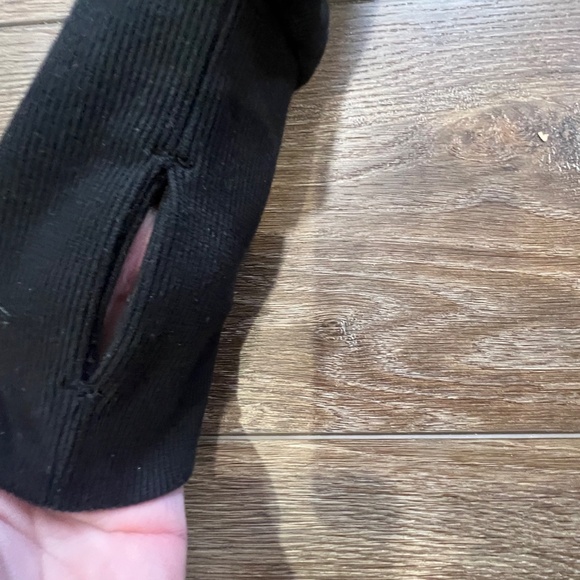 FP Movement By Free People High Jump Full-Zip Sweatshirt, Sz Large, Black/Gray - Picture 6 of 16